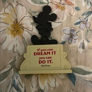 Mickey Mouse inspirational plaque